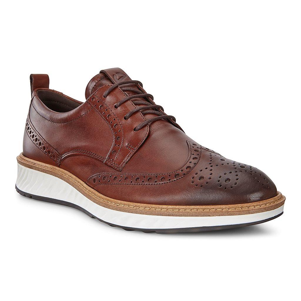 Ecco St.1 Hybrid Mens Derby Shoes Brown Outlet - India TIQ-645180